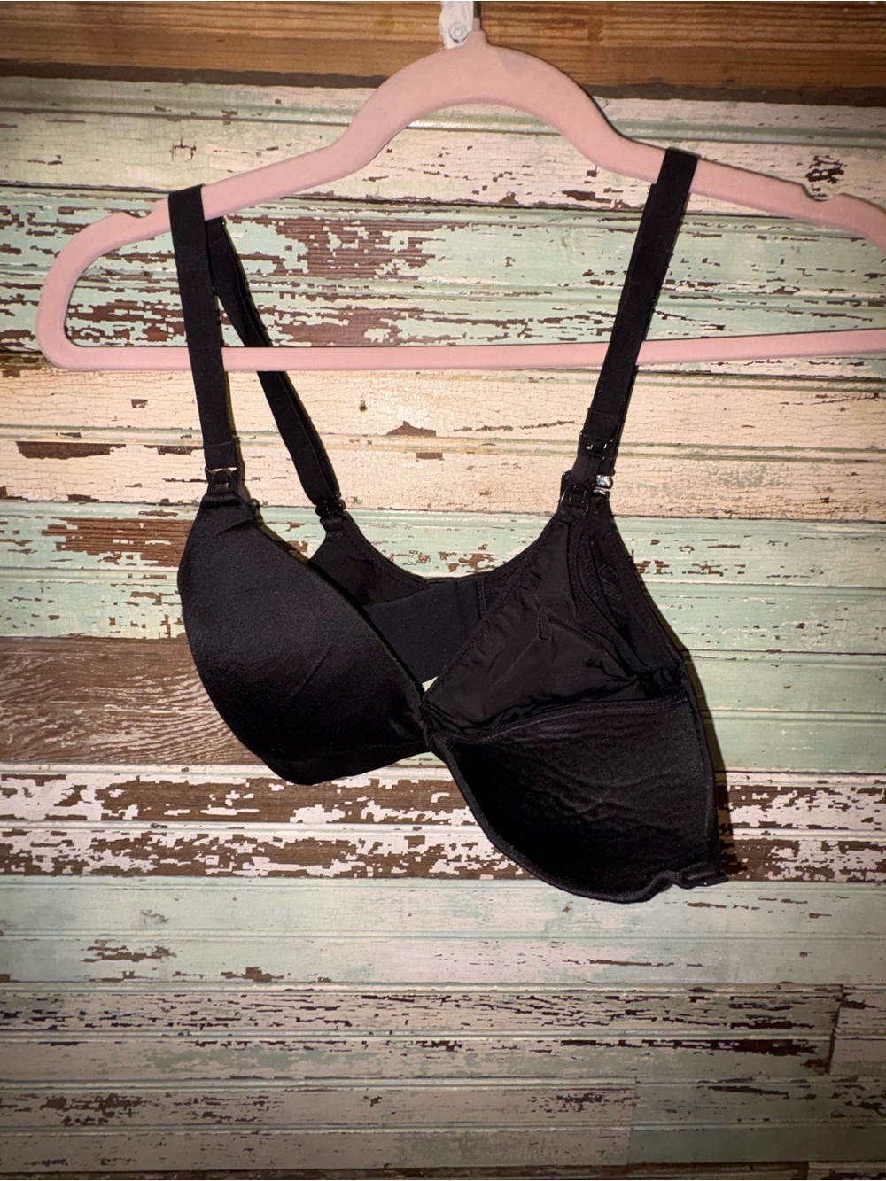 Kindred Bravely Supportive Black Nursing Bra with easy access Drop-Down Cups
